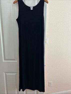 🖤 Chico's Black Sleeveless Traveler’s Maxi Dress